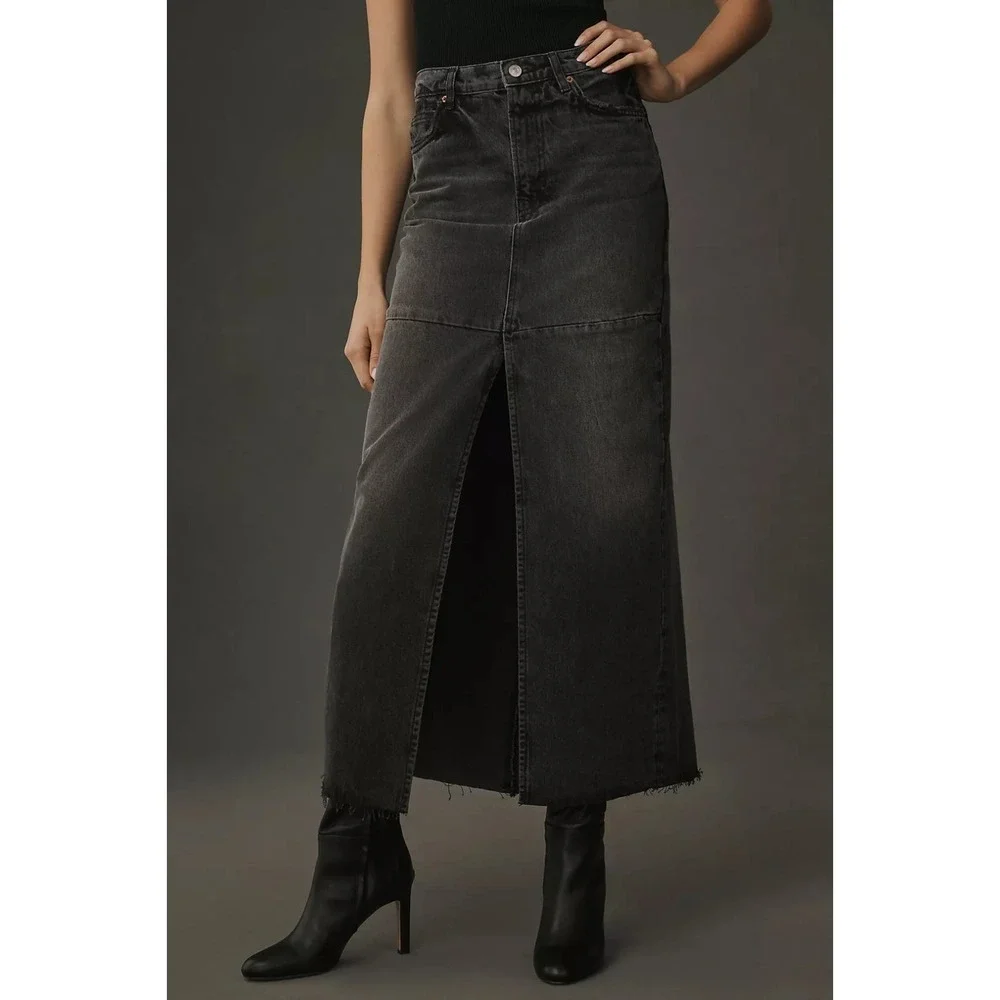 Reformation Tazz Maxi Denim Skirt - Picture 4 of 10